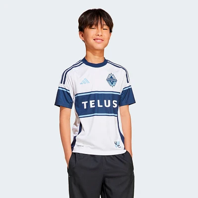 Youth adidas  White Vancouver Whitecaps FC 2025 The Peak Replica Jersey