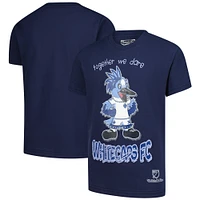 Youth Mitchell & Ness  Deep Sea Blue Vancouver Whitecaps FC Mascot T-Shirt