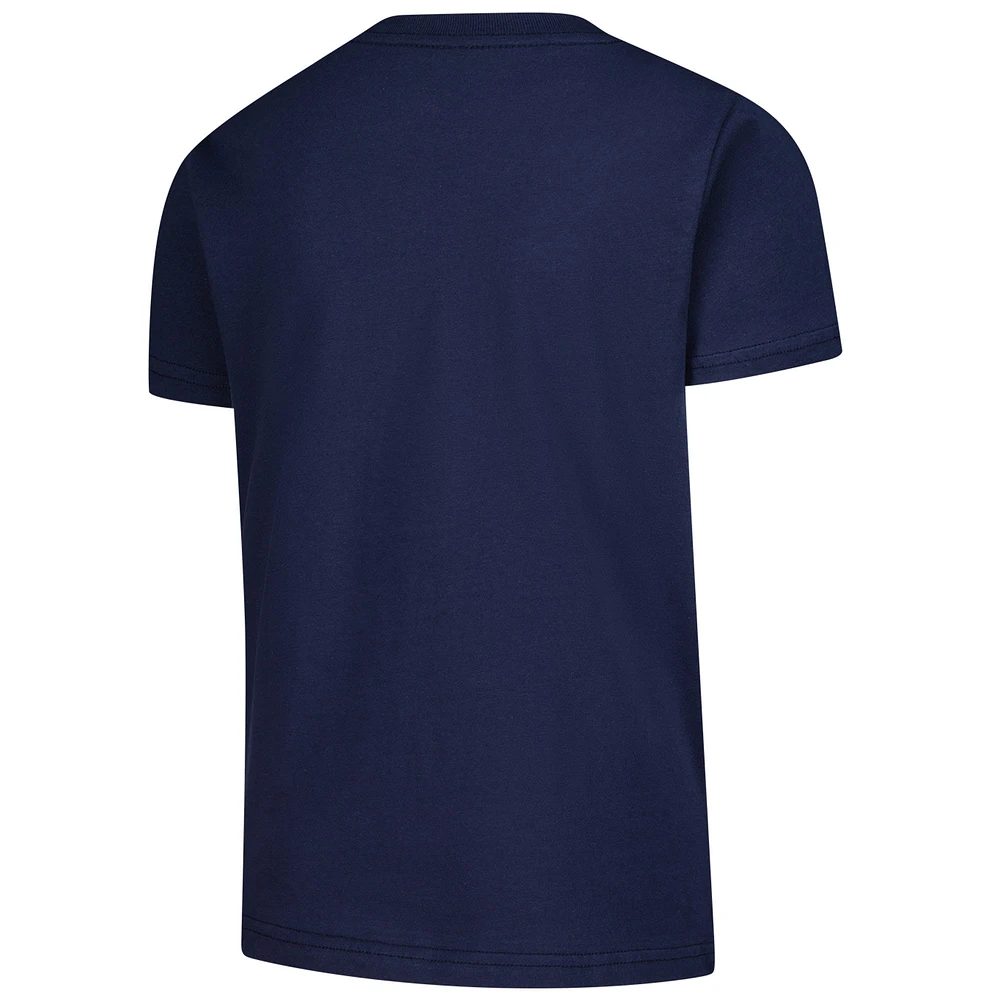 Youth Mitchell & Ness  Deep Sea Blue Vancouver Whitecaps FC Mascot T-Shirt