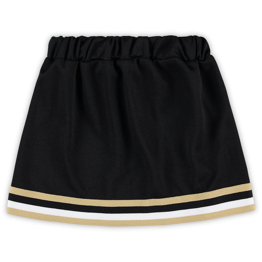 Girls Youth Black Vanderbilt Commodores 2-Piece Cheer Set