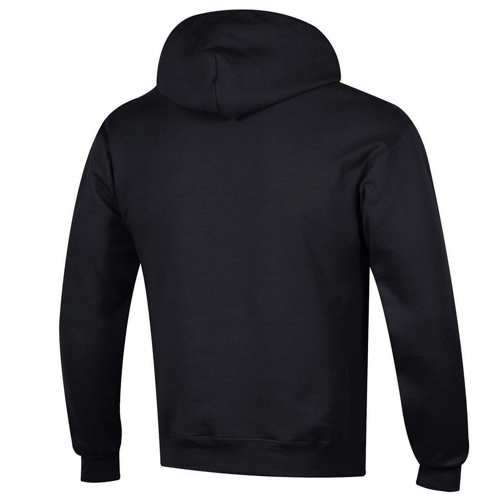 Men's Champion  Black Vanderbilt Commodores Arch Over Logo Pullover Hoodie