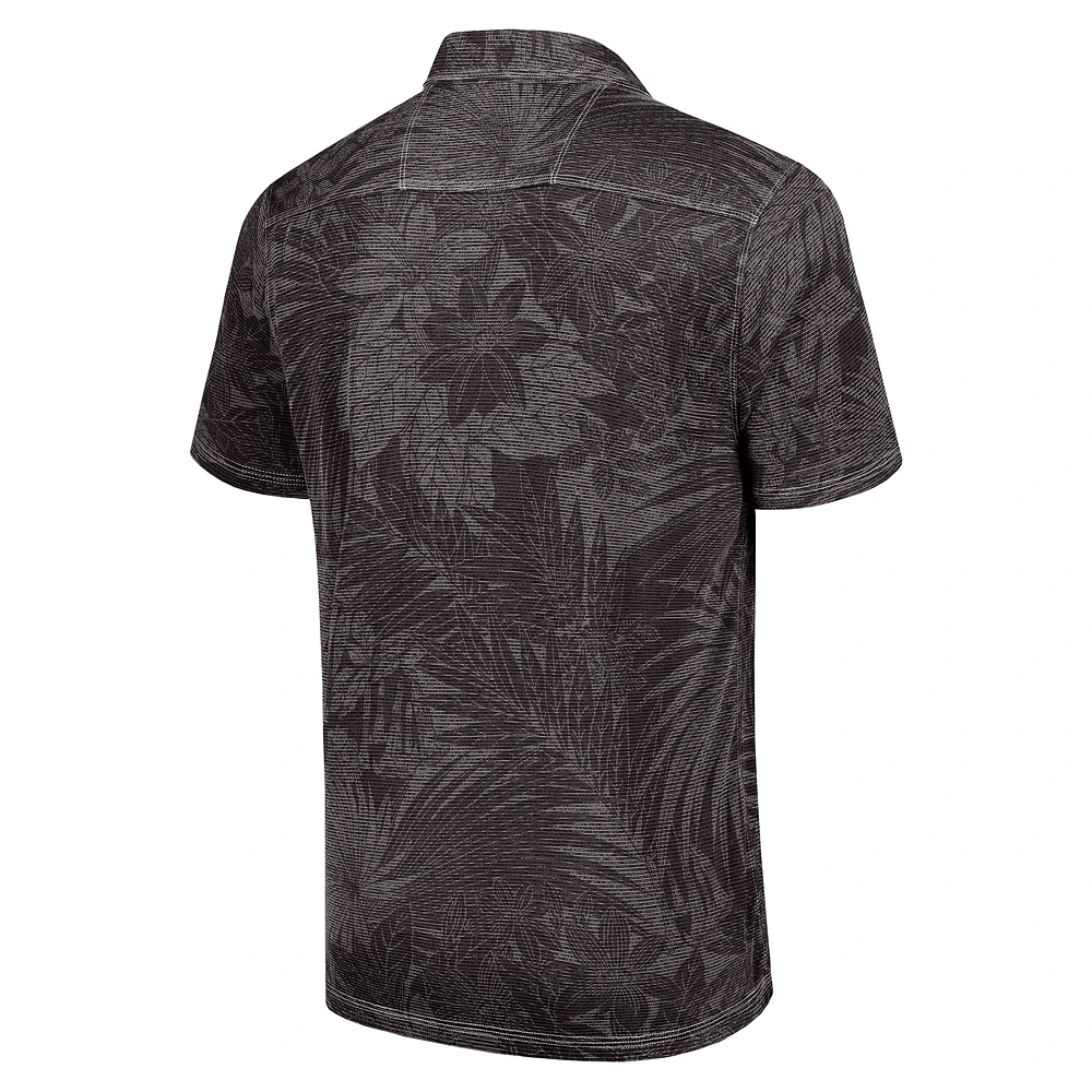 Men's Tommy Bahama  Black Vanderbilt Commodores Sport Santiago Paradise Polo