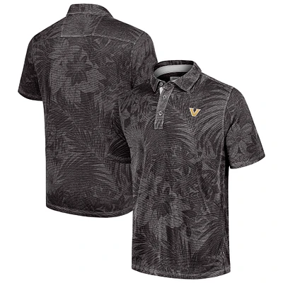 Men's Tommy Bahama  Black Vanderbilt Commodores Sport Santiago Paradise Polo