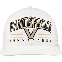 Casquette réglable '47 blanche Vanderbilt Commodores Roscoe Hitch pour hommes