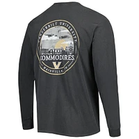 T-shirt à manches longues noir Vanderbilt Commodores Circle Campus Scene pour homme