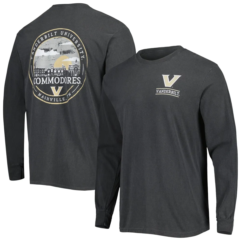 T-shirt à manches longues noir Vanderbilt Commodores Circle Campus Scene pour homme