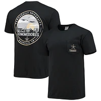 T-shirt noir Vanderbilt Commodores Circle Campus Scene pour homme