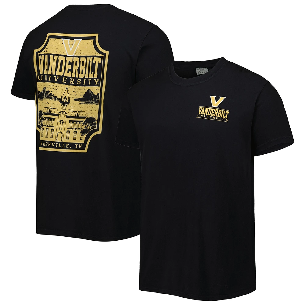 T-shirt noir Vanderbilt Commodores Logo Campus Icon homme