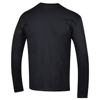 Men's Champion  Black Vanderbilt Commodores Basic Arch Long Sleeve T-Shirt
