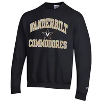 Men's Champion Black Vanderbilt Commodores High Motor Pullover Sweatshirt