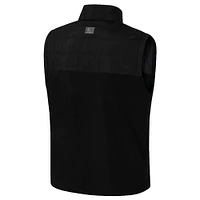 Men's Colosseum  Black Vanderbilt Commodores Block The Sun Full-Zip Vest