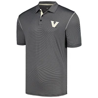 Men's Colosseum  Black Vanderbilt Commodores Cameron Polo