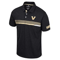 Men's Colosseum  Black Vanderbilt Commodores No Problemo Polo