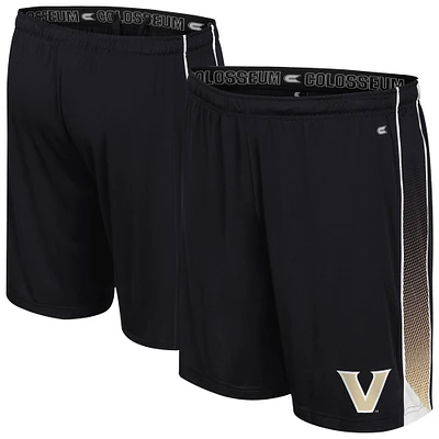 Short en ligne Colosseum noir Vanderbilt Commodores pour hommes