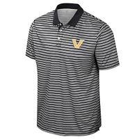 Polo rayé noir Colosseum Vanderbilt Commodores pour homme