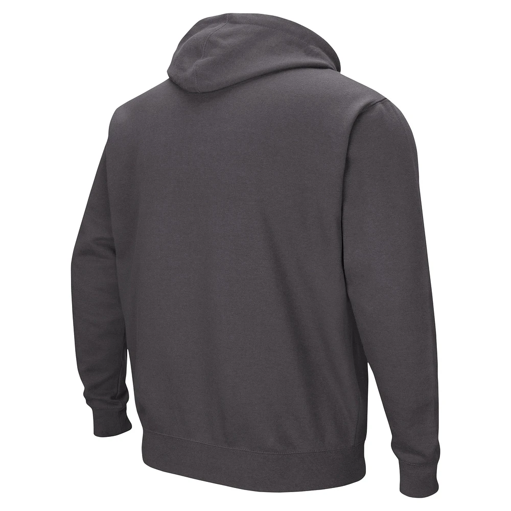 Sweat à capuche Colosseum Charcoal Vanderbilt Commodores Arch & Logo pour hommes