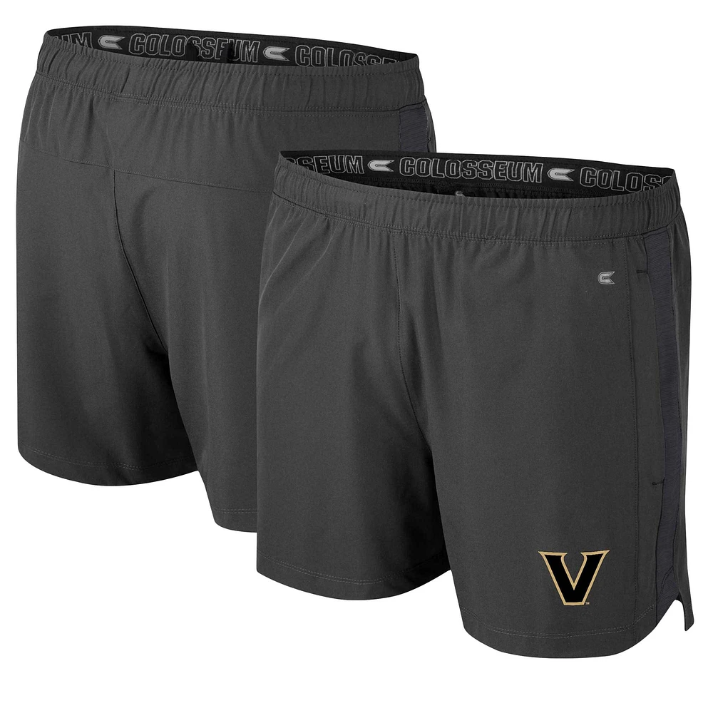 Men's Colosseum Charcoal Vanderbilt Commodores Langmore Shorts