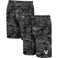 Men's Colosseum Charcoal Vanderbilt Commodores Realtree Aspect Ohana Swim Shorts