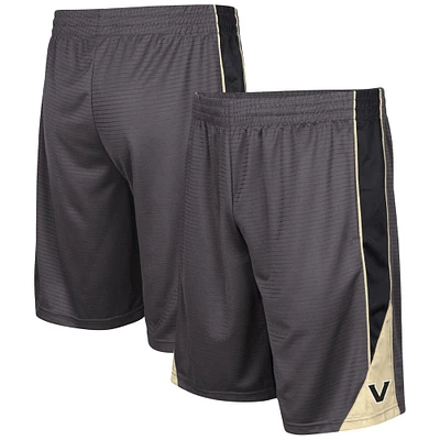 Men's Colosseum Charcoal Vanderbilt Commodores Turnover Shorts