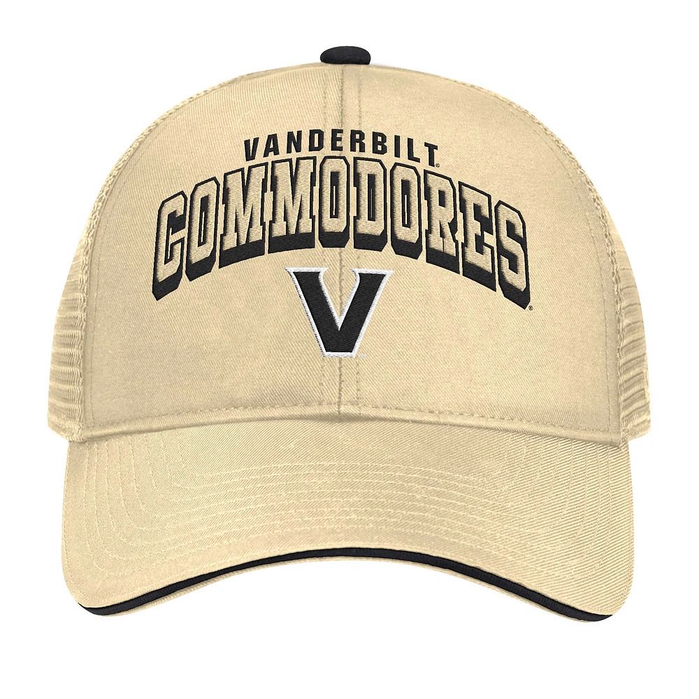 Men's Colosseum Gold Vanderbilt Commodores Wyatt Adjustable Hat