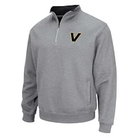 Veste à quart de zip Colosseum Heather Grey Vanderbilt Commodores Tortugas pour hommes