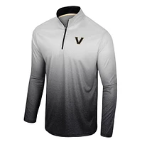 Colosseum pour homme Blanc/Noir Vanderbilt Commodores Laws of Physics Coupe-vent à quart de zip