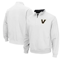 Veste à quart de zip Colosseum White Vanderbilt Commodores Tortugas pour hommes