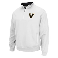 Veste à quart de zip Colosseum White Vanderbilt Commodores Tortugas pour hommes