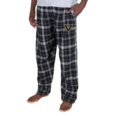 Vanderbilt Commodores Concepts Sport Ultimate Flannel Pants - Black/Gray