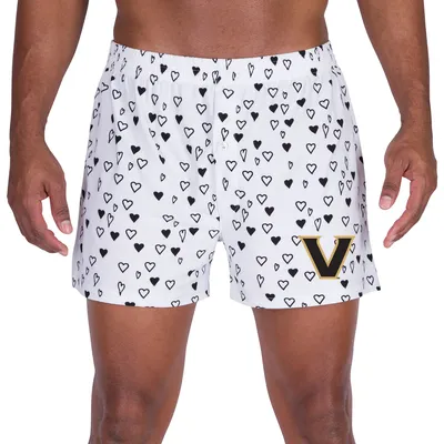 Vanderbilt Commodores Concepts Sport Epiphany Allover Print Knit Boxer Shorts - White