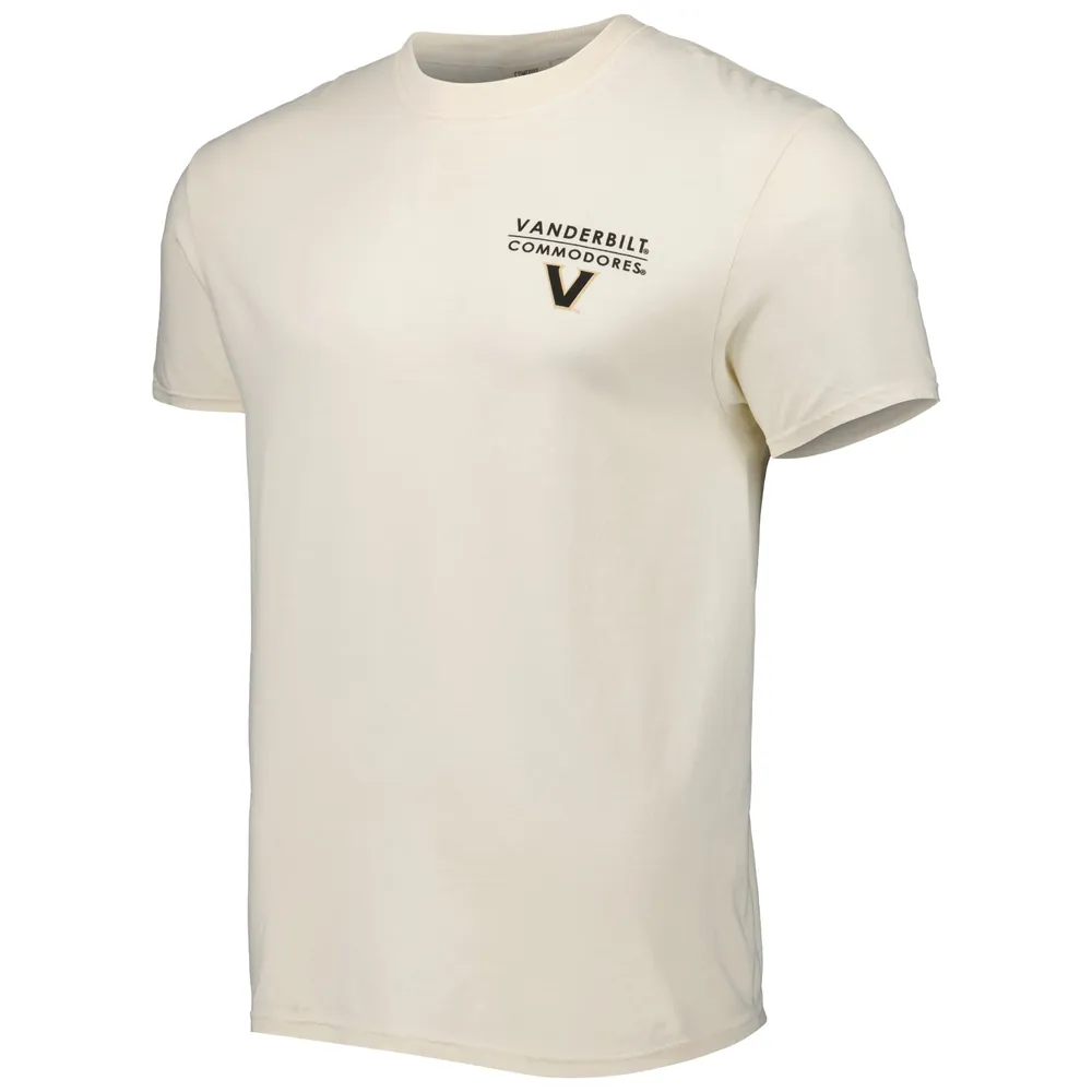 Men's Cream Vanderbilt Commodores Landscape Shield T-Shirt