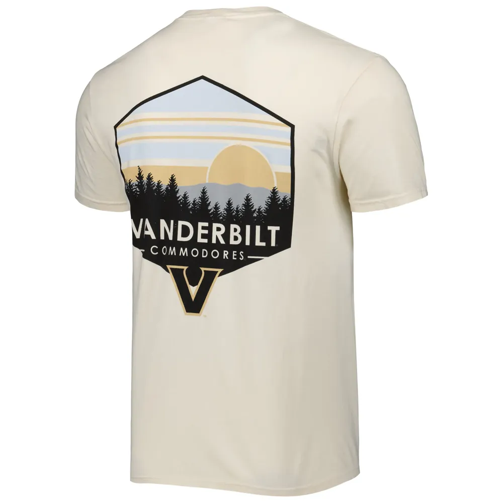 Men's Cream Vanderbilt Commodores Landscape Shield T-Shirt