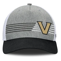 Men's Fanatics Heather Gray/Black Vanderbilt Commodores Profile Trucker Adjustable Hat