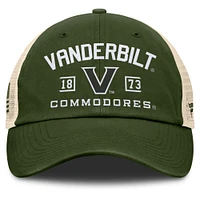 Men's Fanatics Olive Vanderbilt Commodores OHT Military Appreciation Frontier Trucker Adjustable Hat