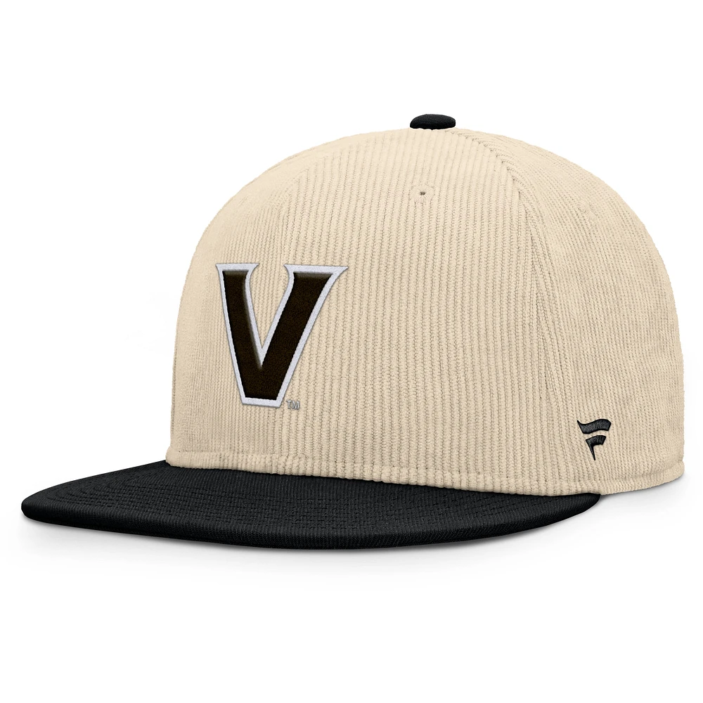 Men's Fanatics Tan Vanderbilt Commodores Catcher Snapback Hat