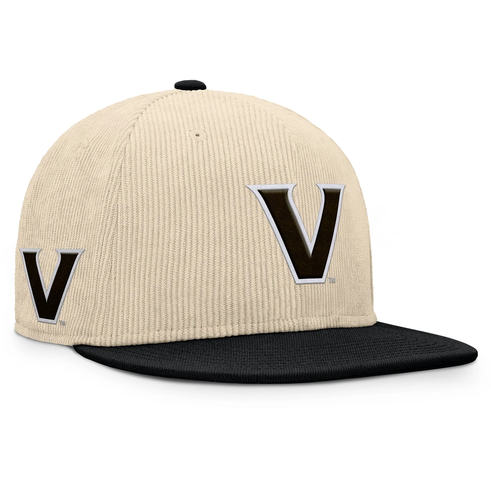 Men's Fanatics Tan Vanderbilt Commodores Catcher Snapback Hat
