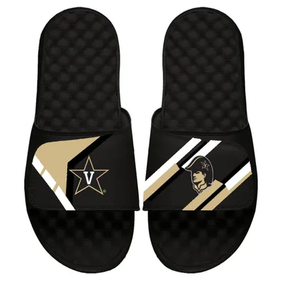 Vanderbilt Commodores ISlide Varsity Starter Jacket Slide Sandals - Black