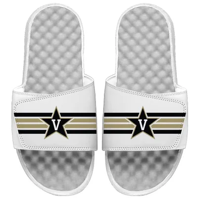 Vanderbilt Commodores ISlide Varsity Stripes Slide Sandals - White