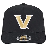 Casquette camionneur extensible noire New Era Vanderbilt Commodores Primary 9SEVENTY pour homme