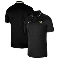 Polo Nike Vanderbilt Commodores 2023 Sideline Coaches Performance pour homme - Noir