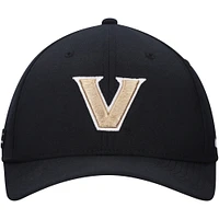 Men's Nike Black Vanderbilt Commodores 2024 Sideline Rise Swoosh Flex Hat