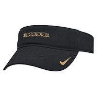 Men's Nike Vanderbilt Commodores 2025 On-Field Ace Performance Adjustable Visor