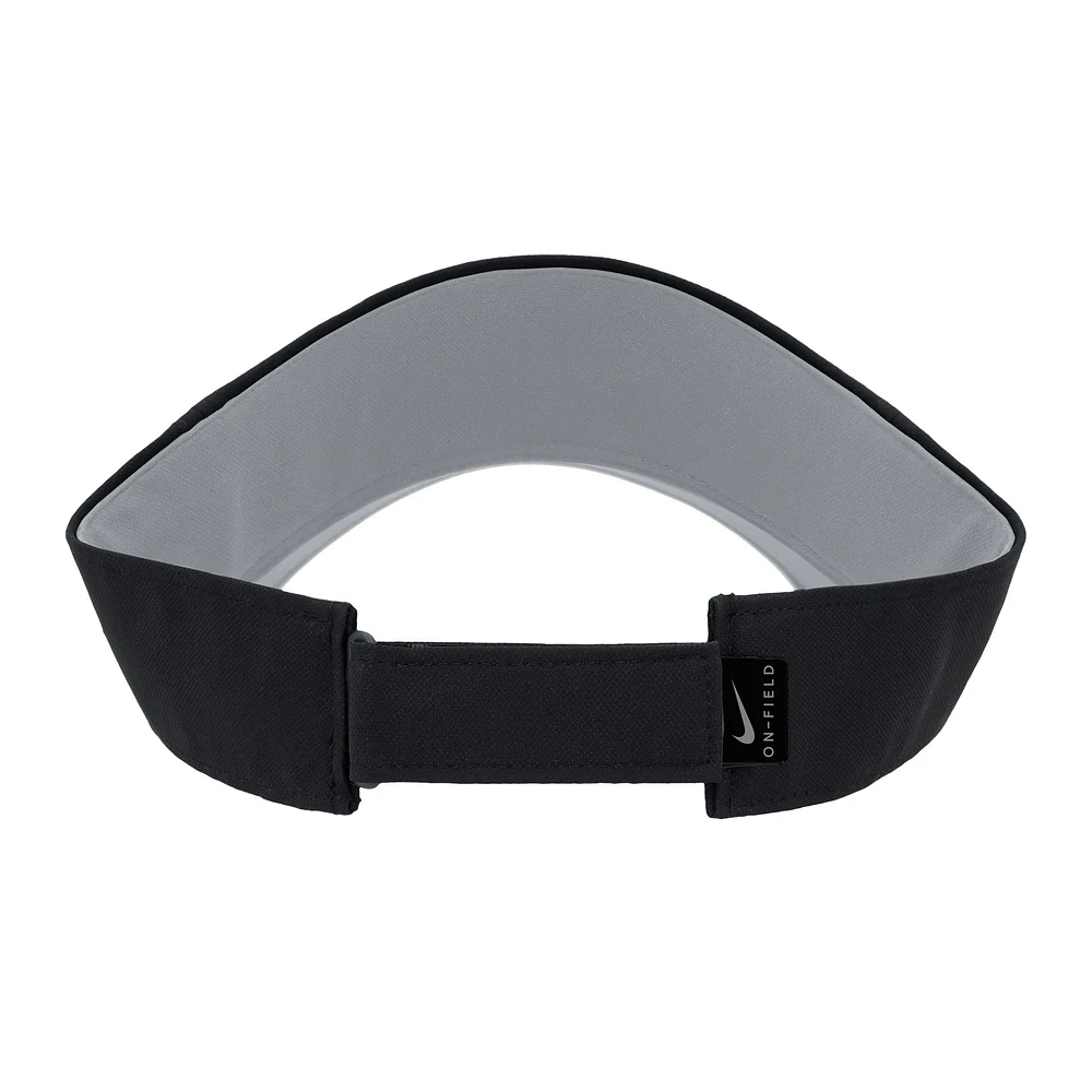 Men's Nike Vanderbilt Commodores 2025 On-Field Ace Performance Adjustable Visor