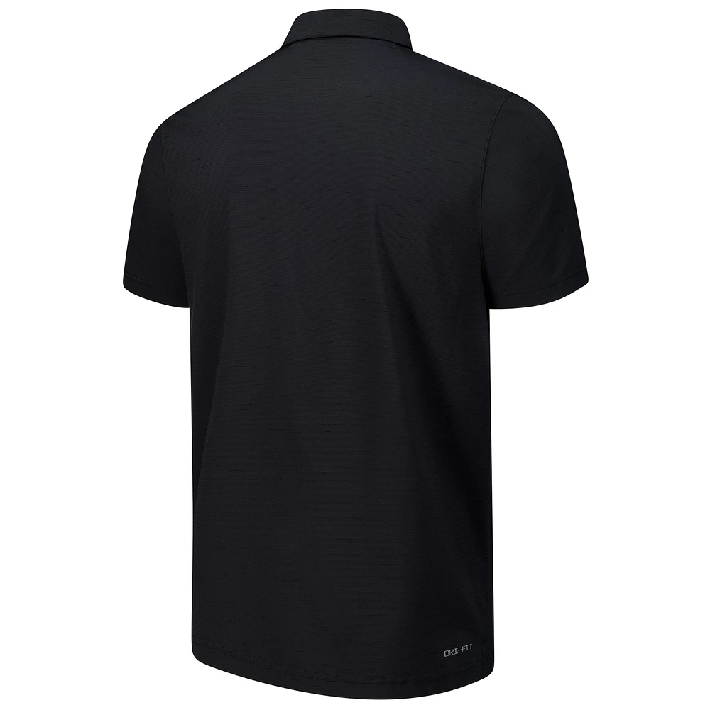 Polo Nike Performance noir Vanderbilt Commodores pour homme