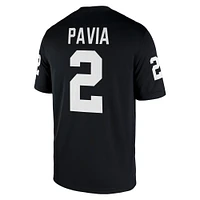 Men's Nike Diego Pavia Black Vanderbilt Commodores NIL Football Game Jersey