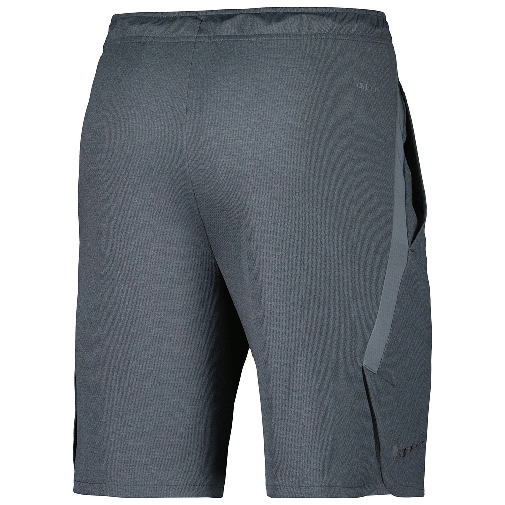 Short de performance Nike Vanderbilt Commodores Hype gris chiné pour homme