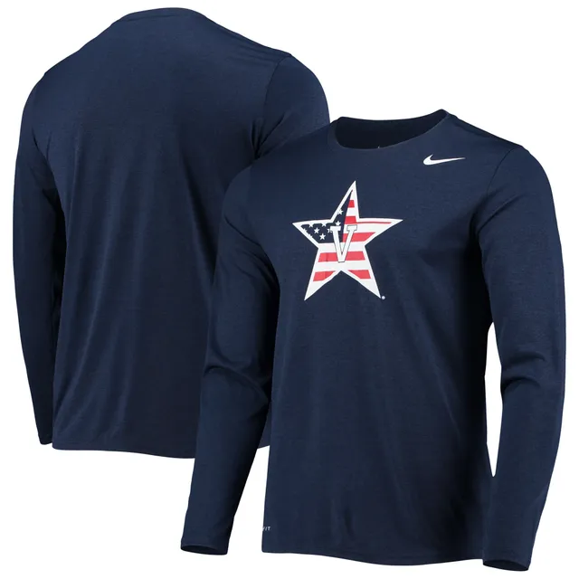 Dallas Cowboys Nike Dri-Fit Cotton Long Sleeve Raglan T-Shirt - Mens