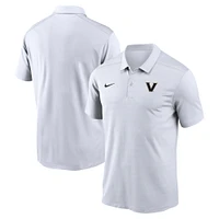 Polo Nike blanc Vanderbilt Commodores 2024/25 Sideline Victory Coaches Performance pour homme