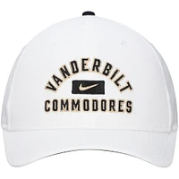 Casquette Nike Vanderbilt Commodores Rise Flex blanche pour homme