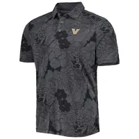 Polo Tommy Bahama Black Vanderbilt Commodores Miramar Blooms pour homme